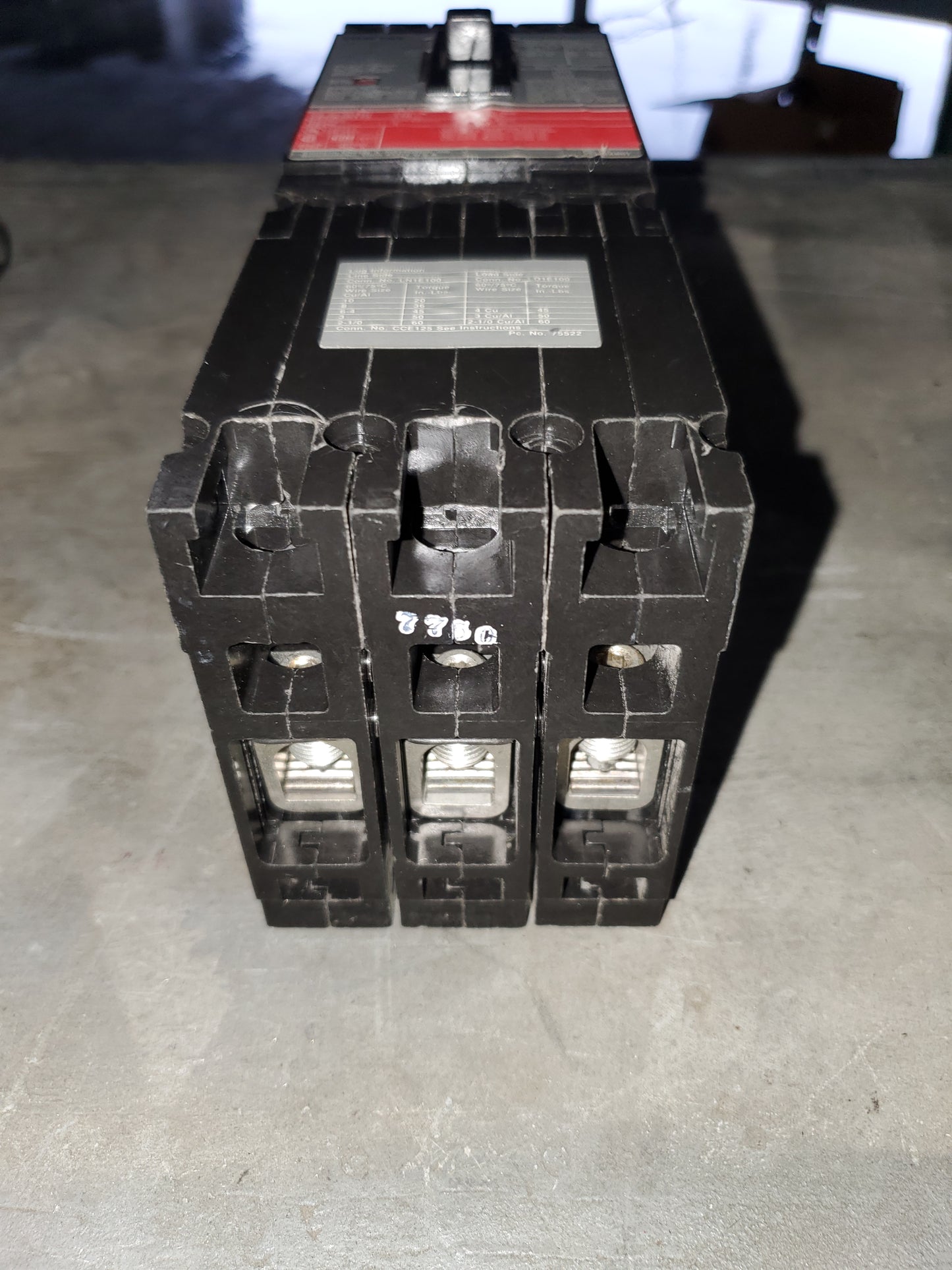 Siemens CED63B110 3 Pole Circuit Breaker