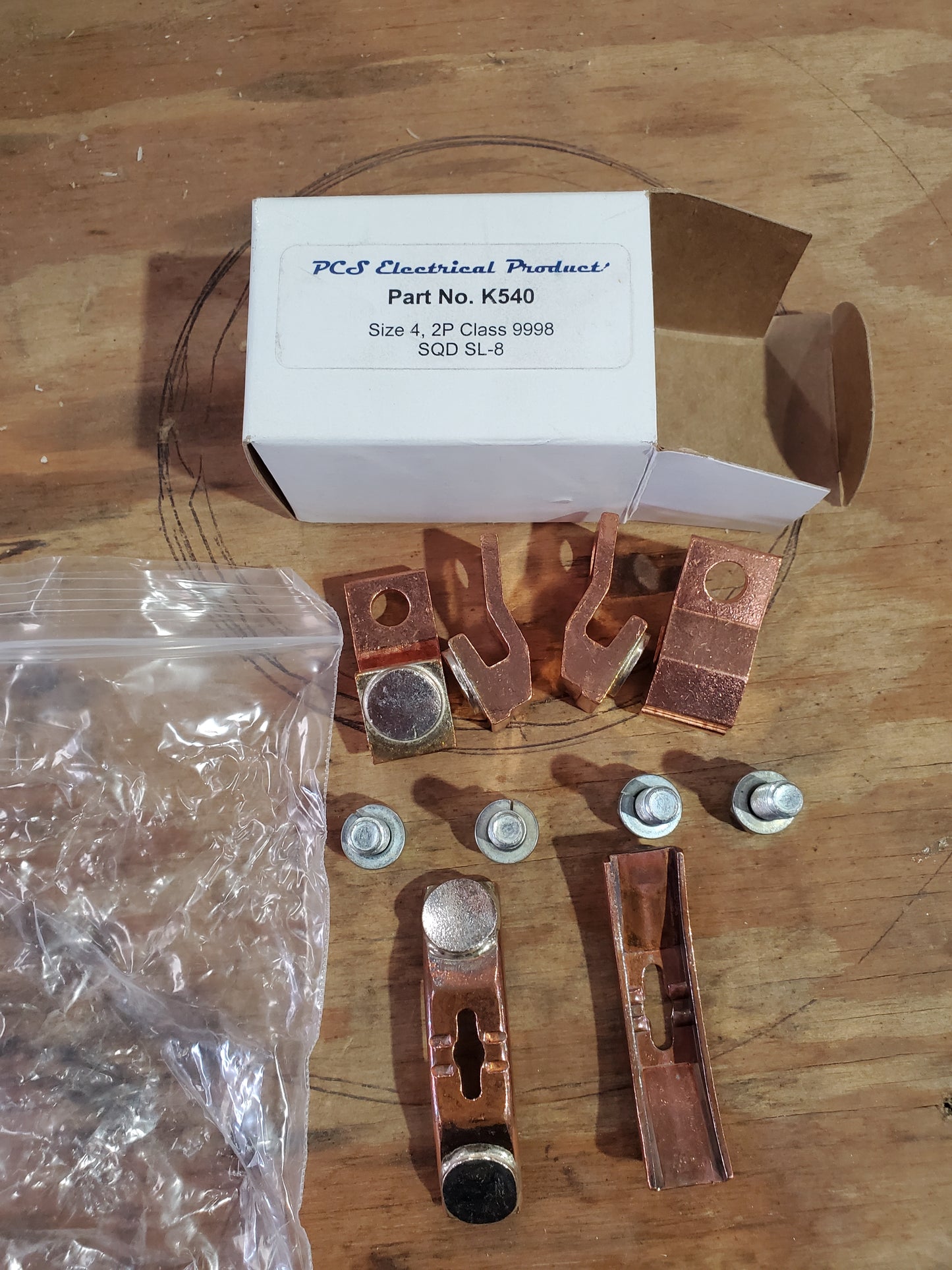 NEMA 4 200A 2P Type SFSV Contact Kit Replacement For 9998SL-8