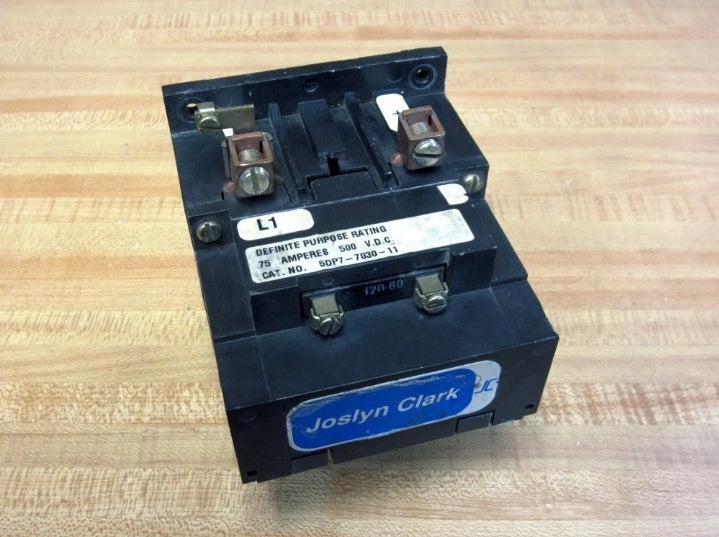 JOSLYN CLARK WARD LEONARD 5DP7703011 CONTACTOR 5DP7-7030-11