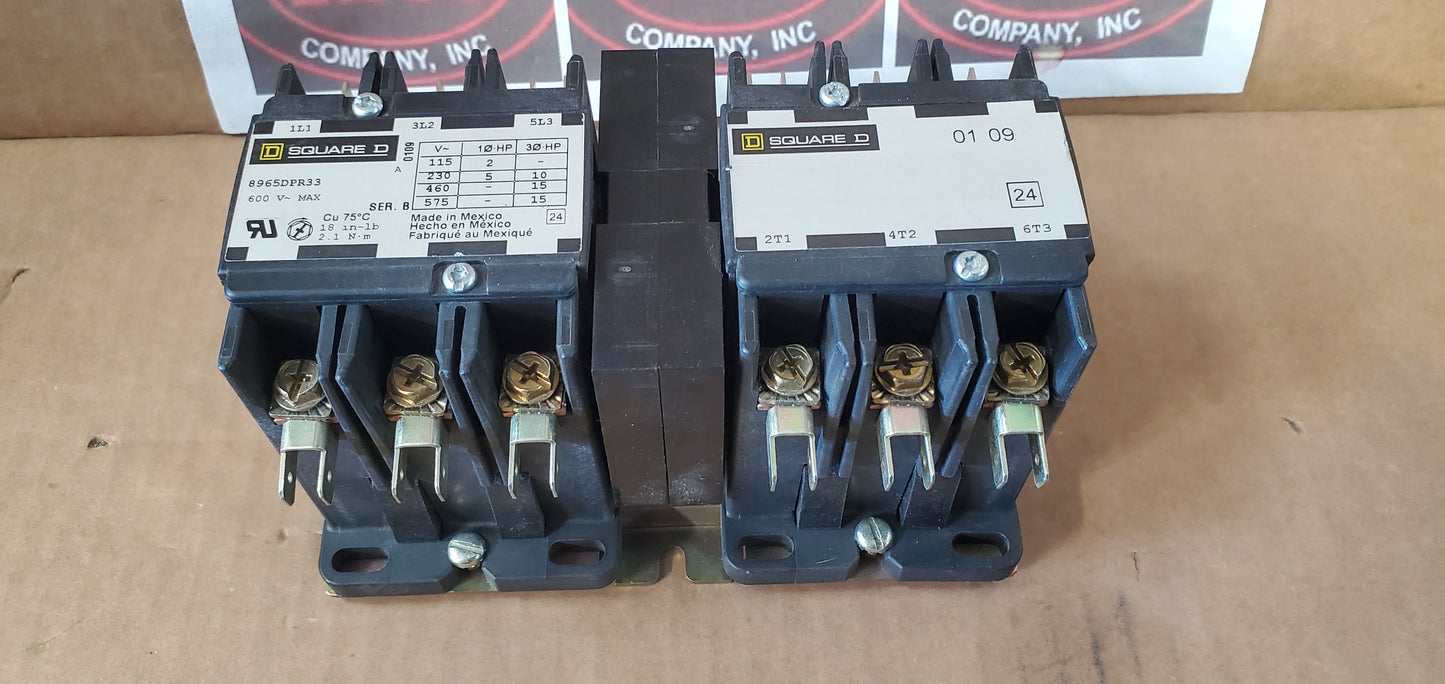 Square D 8965DPR33 Reverse Hoist Contactor