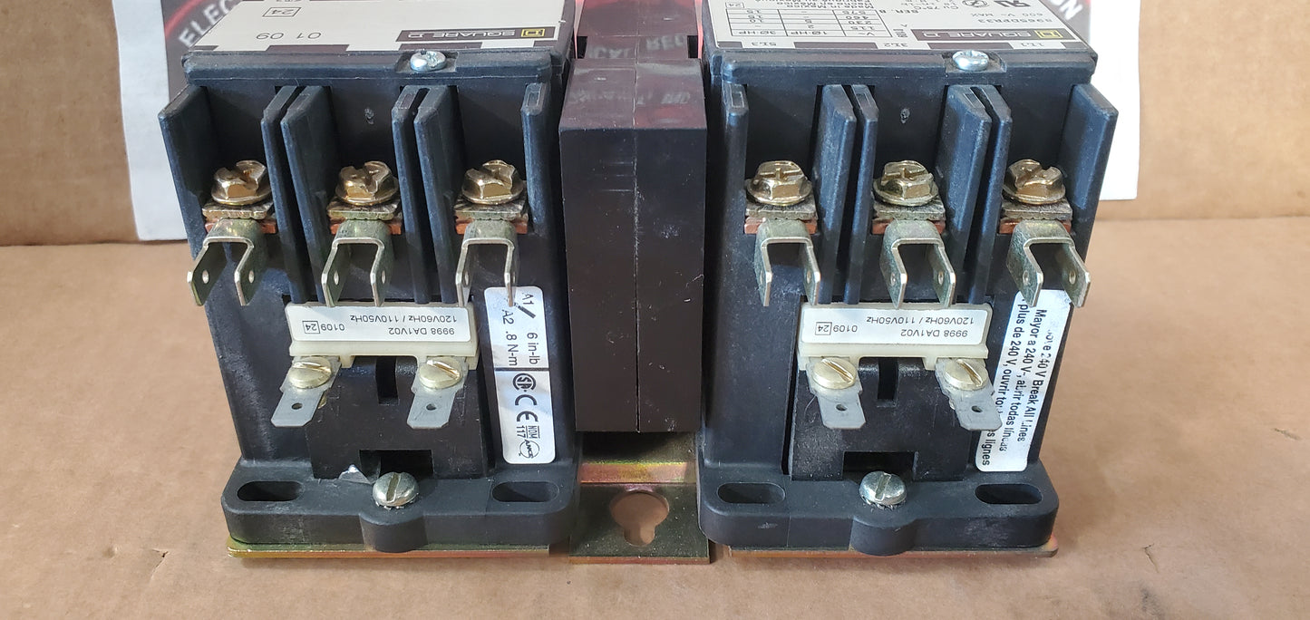 Square D 8965DPR33 Reverse Hoist Contactor