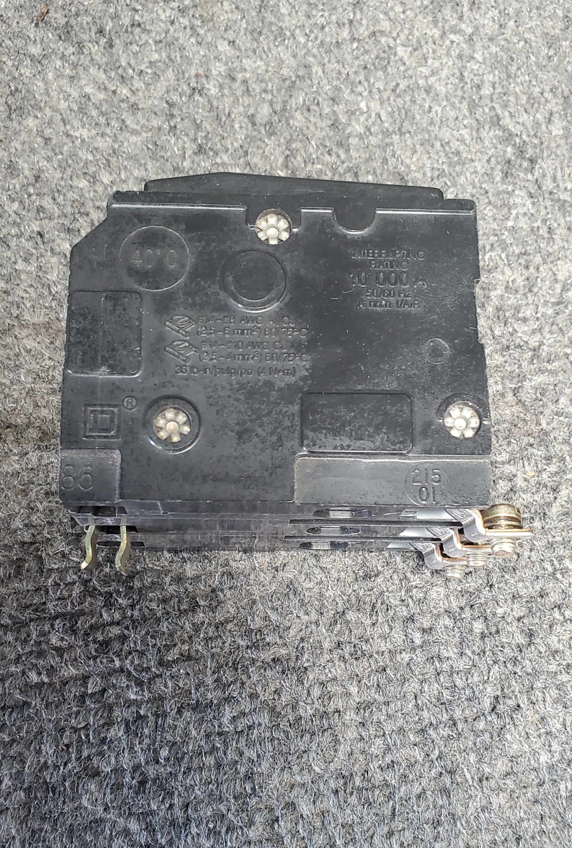 Schneider Electric Disyuntor Miniatura HOM230 De 120/240 Voltios Y 3