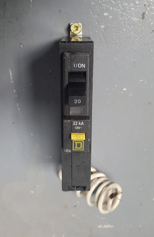 Square-D QOB120VHGFI Circuit Breaker Refurbished