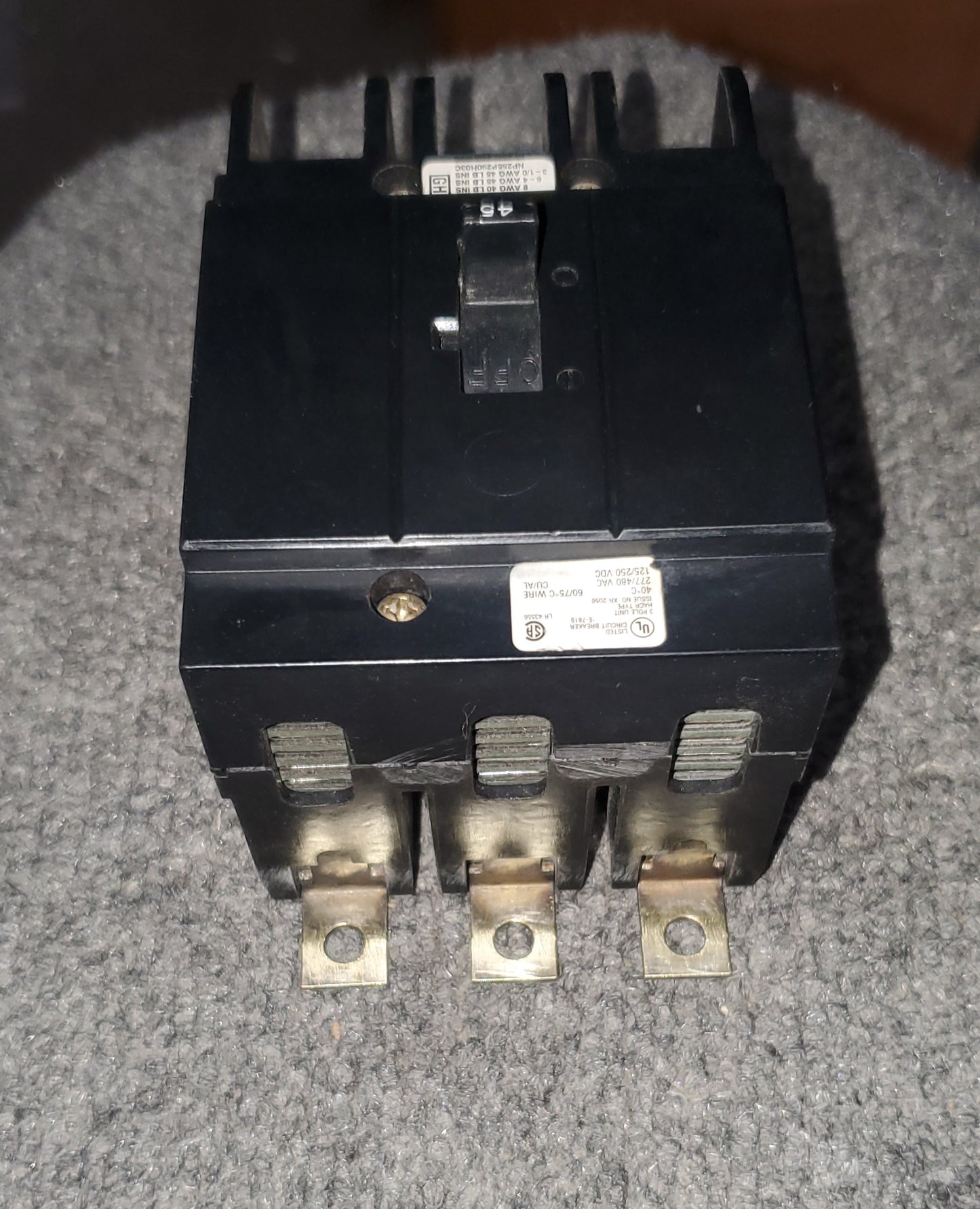 Eaton/Cutler-Hammer GHB3045 3 Pole Circuit Breaker