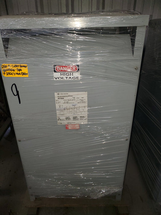 145 KVA PRIMARY 230 SECONARY 460/266 VOLT 3 PHASE CUTLER HAMMER CAT #MD145E89