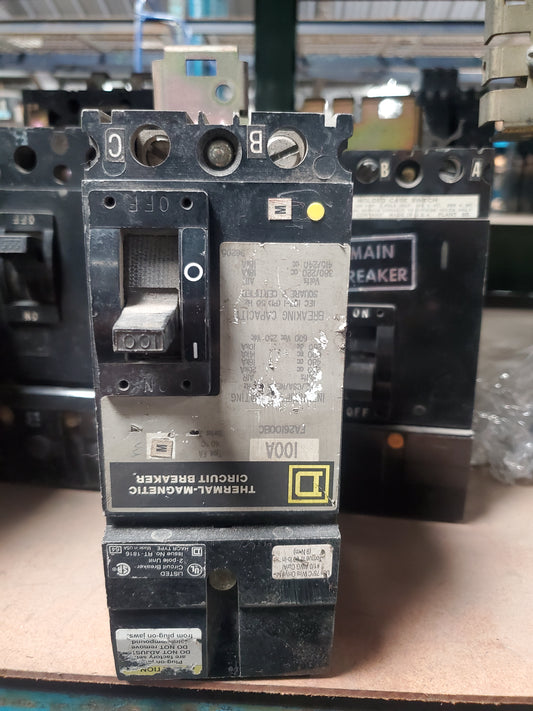 Square D FA26100BC 2 pole Circuit Breaker