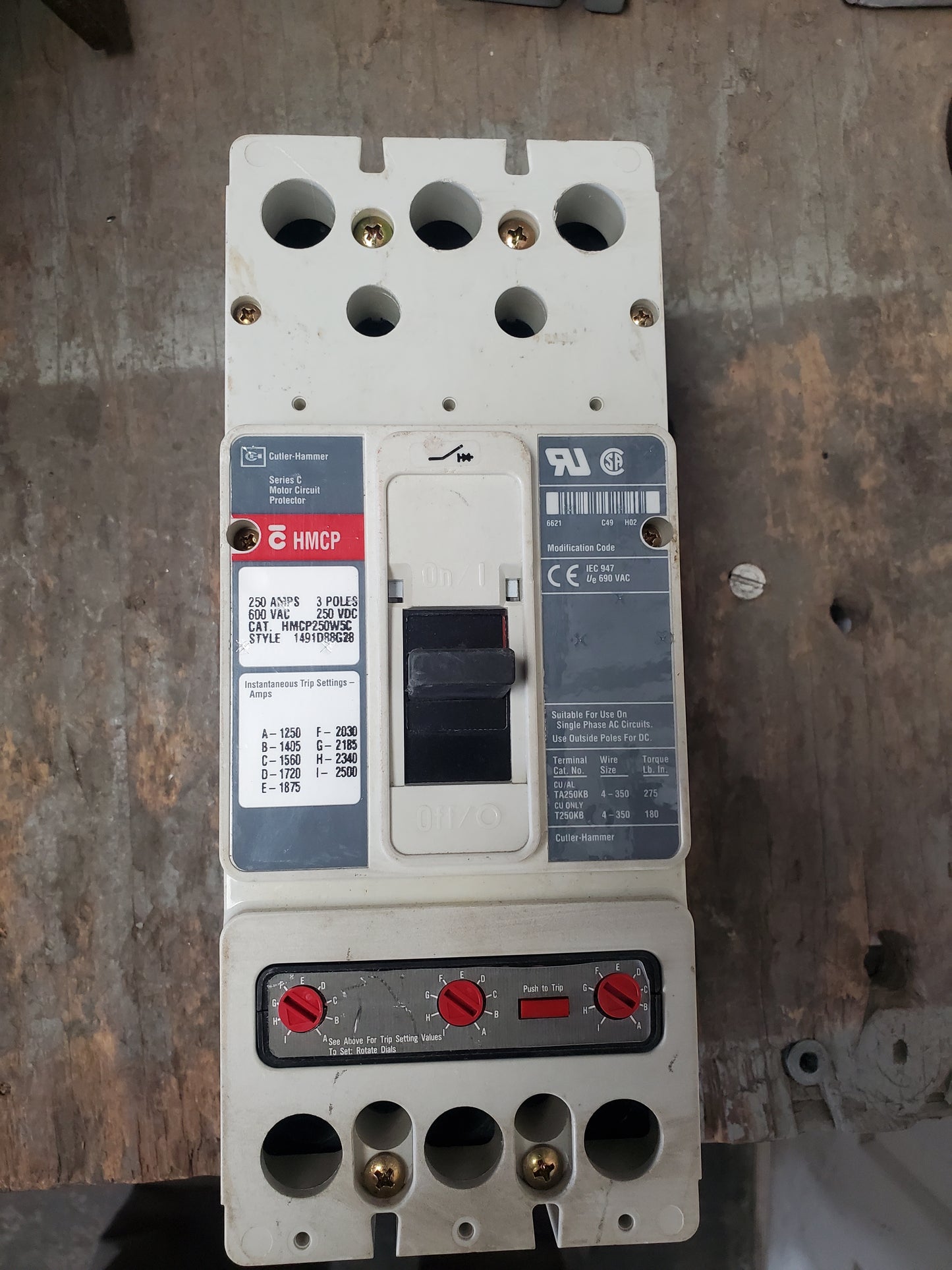 Eaton HMCP250W5C