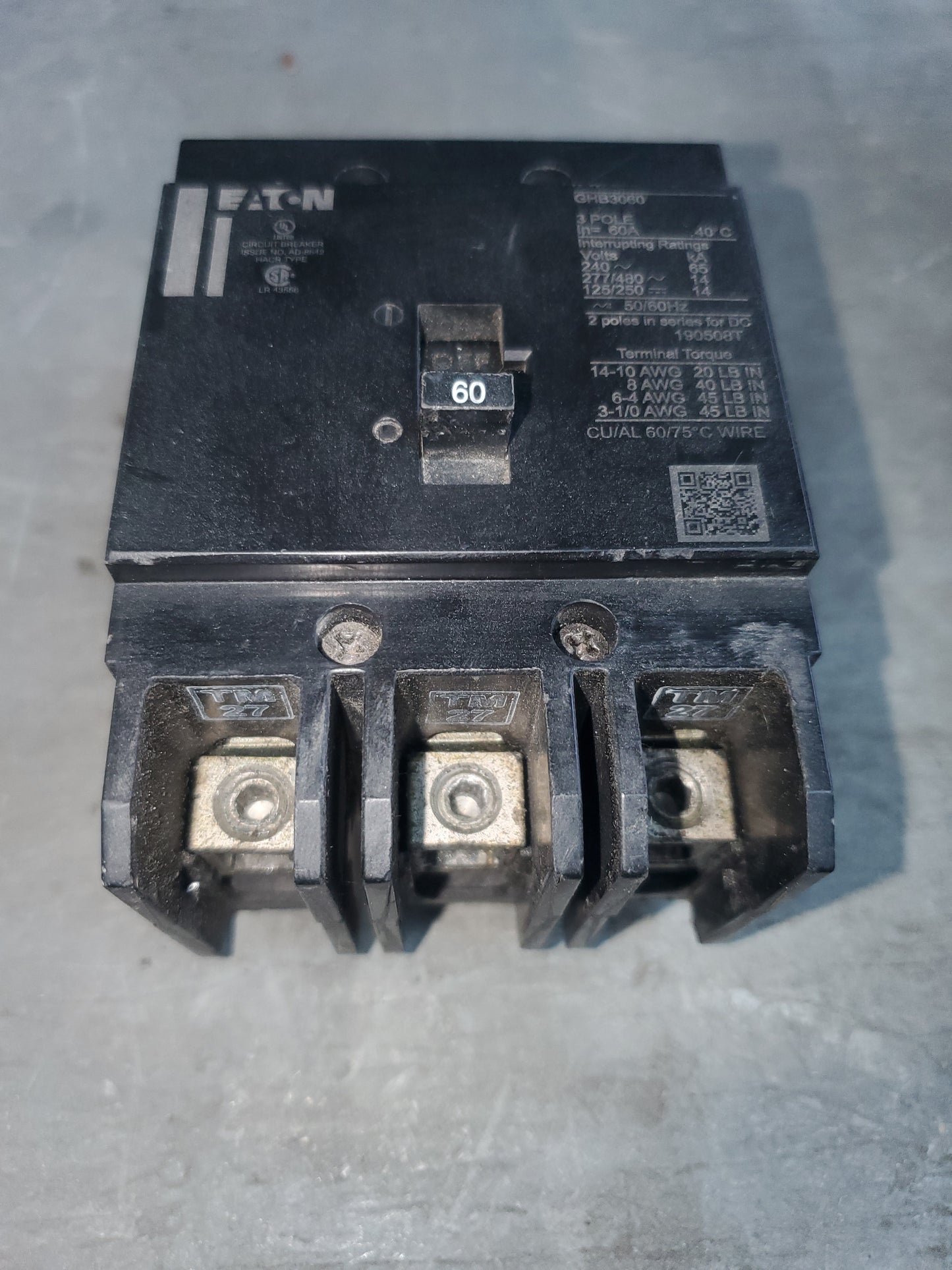 Eaton GHB3060 Circuit Breaker