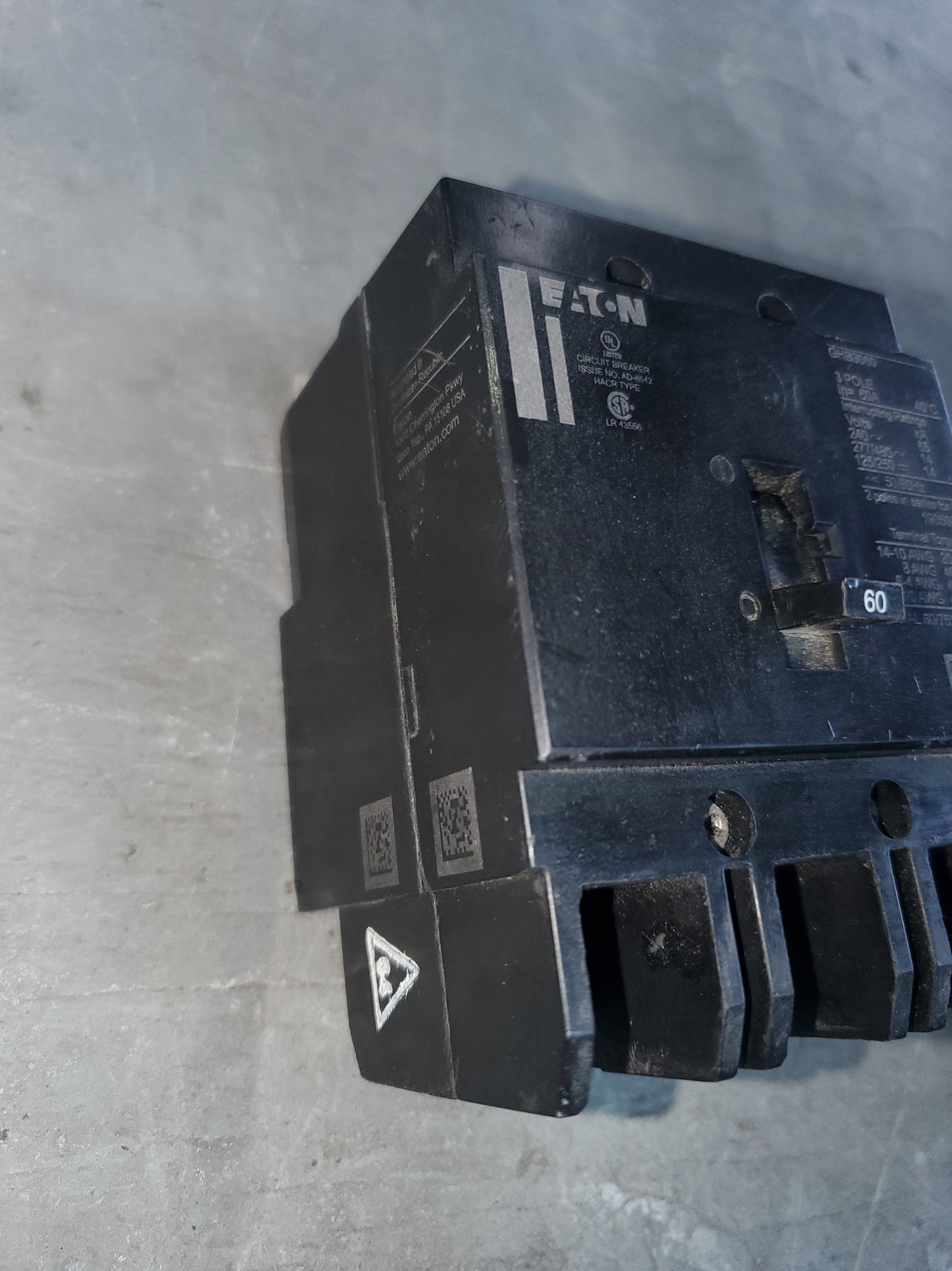 Eaton GHB3060 Circuit Breaker