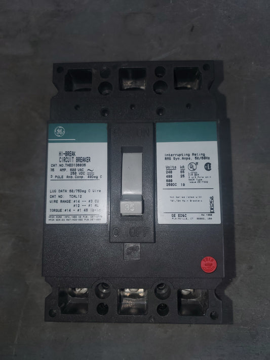 General Electric THED136035 3 Pole Circuit Breaker