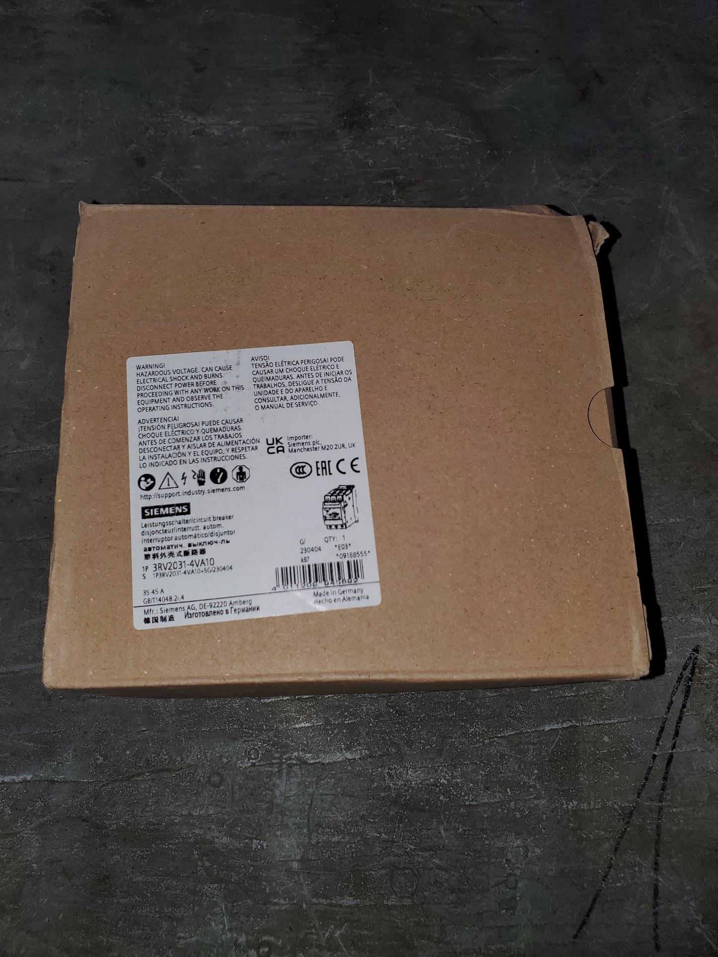 Siemens 3RV2031-4VA10