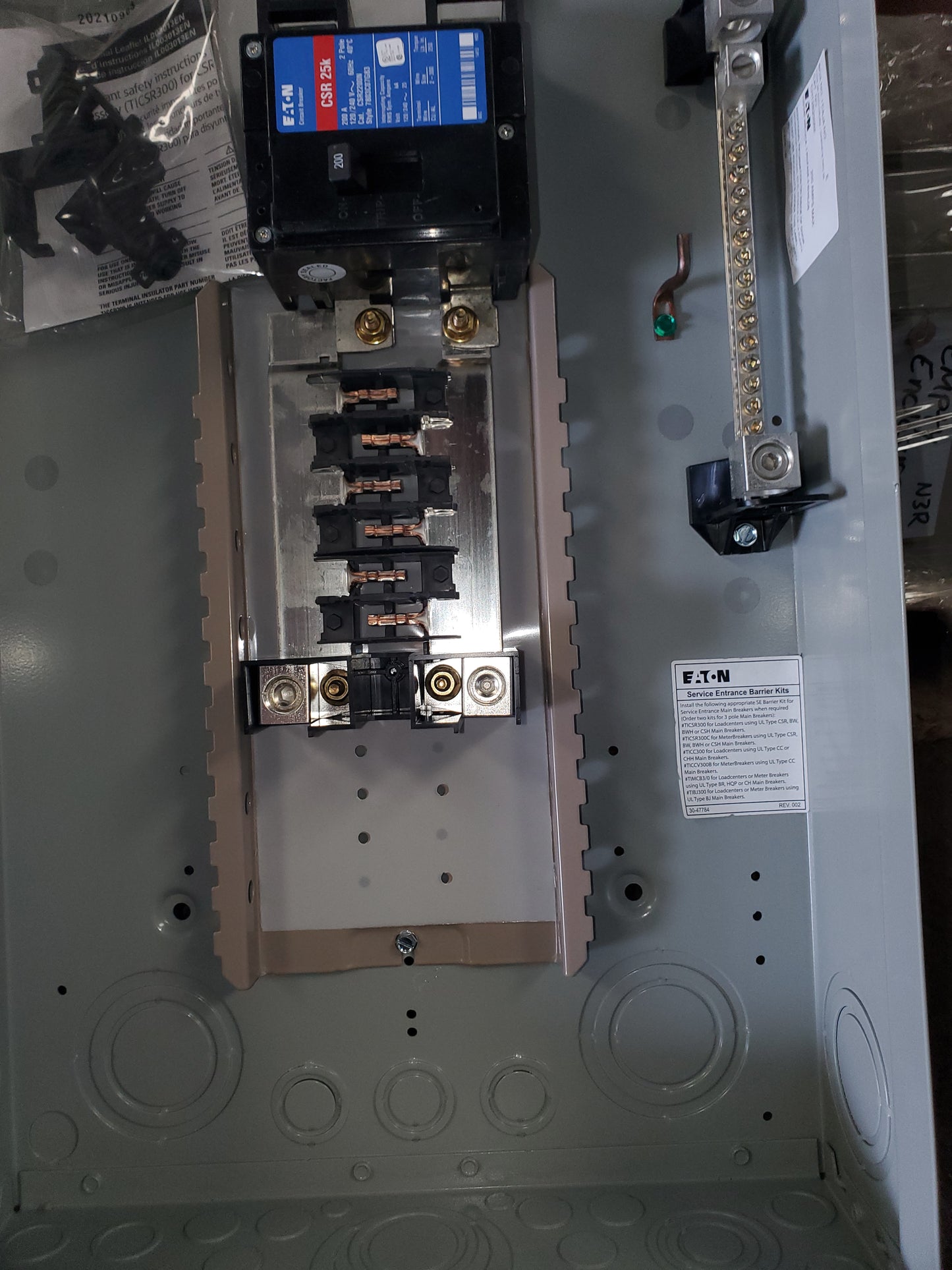 CH12B200RF 200 Amp 12-Circuit Outdoor Main Breaker Plug-On Neutral Load Center
