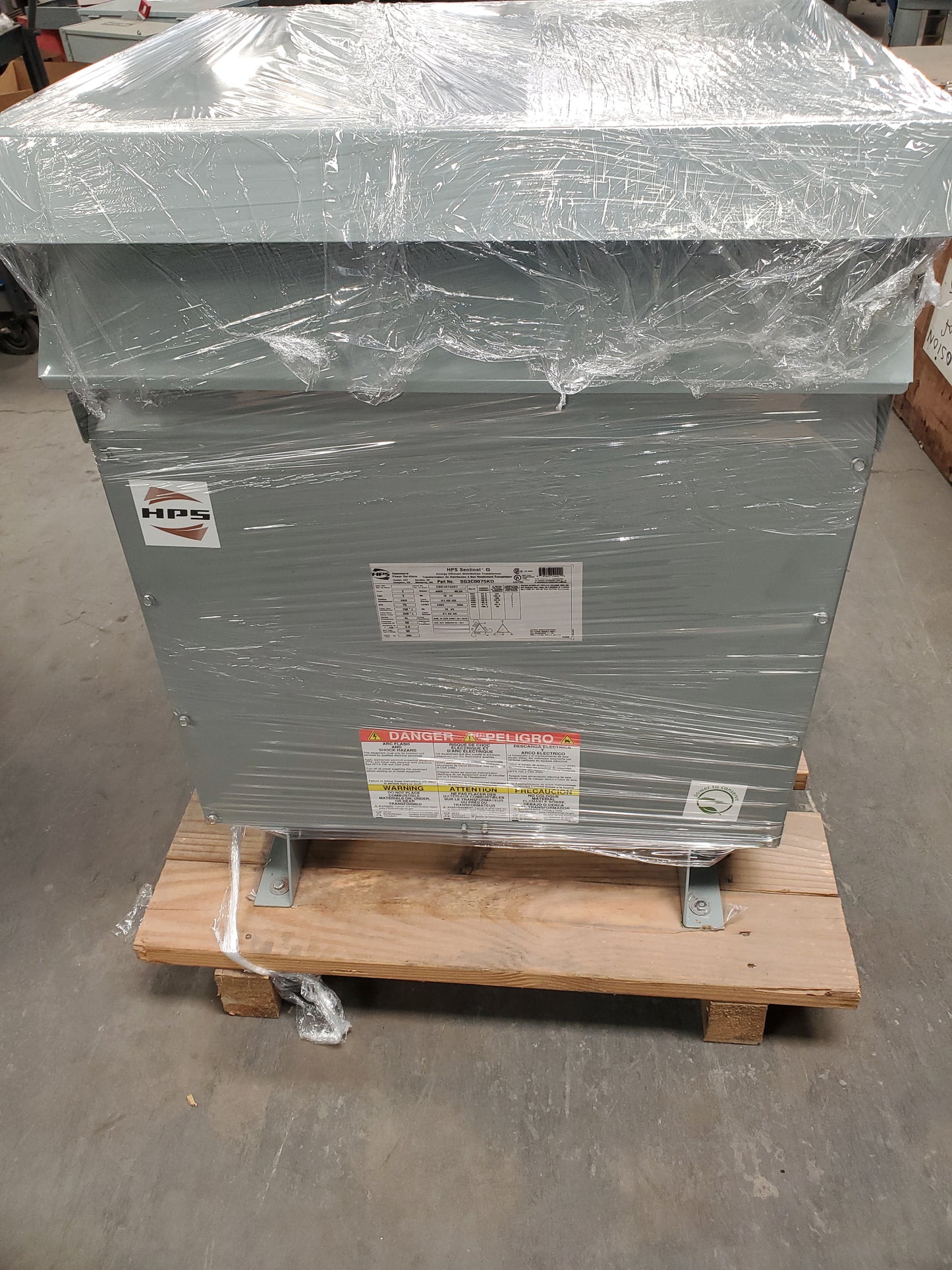 SG3C0075KD Hammond Power Solutions 75 Kva P480v S240v 3 phase transformer