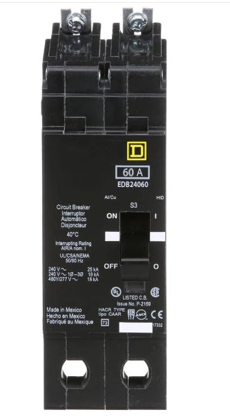 Square-D SQD EDB24060 Circuit Breaker