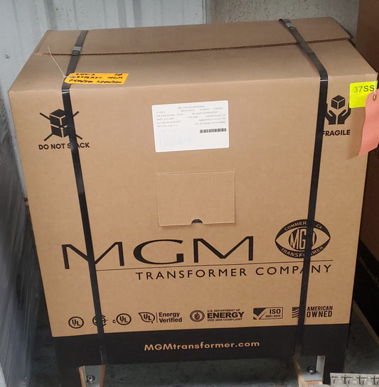 MGM 37.5kva Transformer 1 Single Phase 480v/240v-120v/240v Delta 37KVA