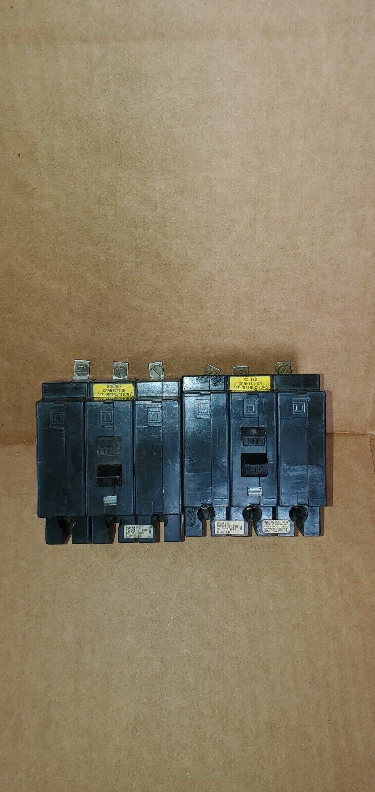 Square D EHB34030 30A 3 Pole Miniature Circuit Breaker