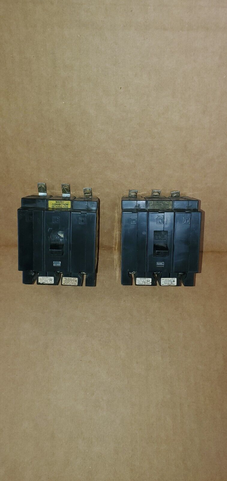 Square D ehb34040 3 Pole 40 Amp 480v Circuit Breaker EHB